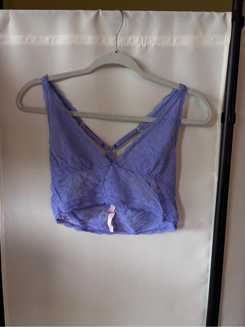Victoria's Secret Lavender Lace Cropped Bralette